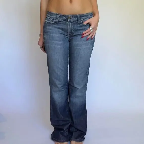 Joe’s Jeans Dark Wash Low Rise Jeans - Picture 2 of 5